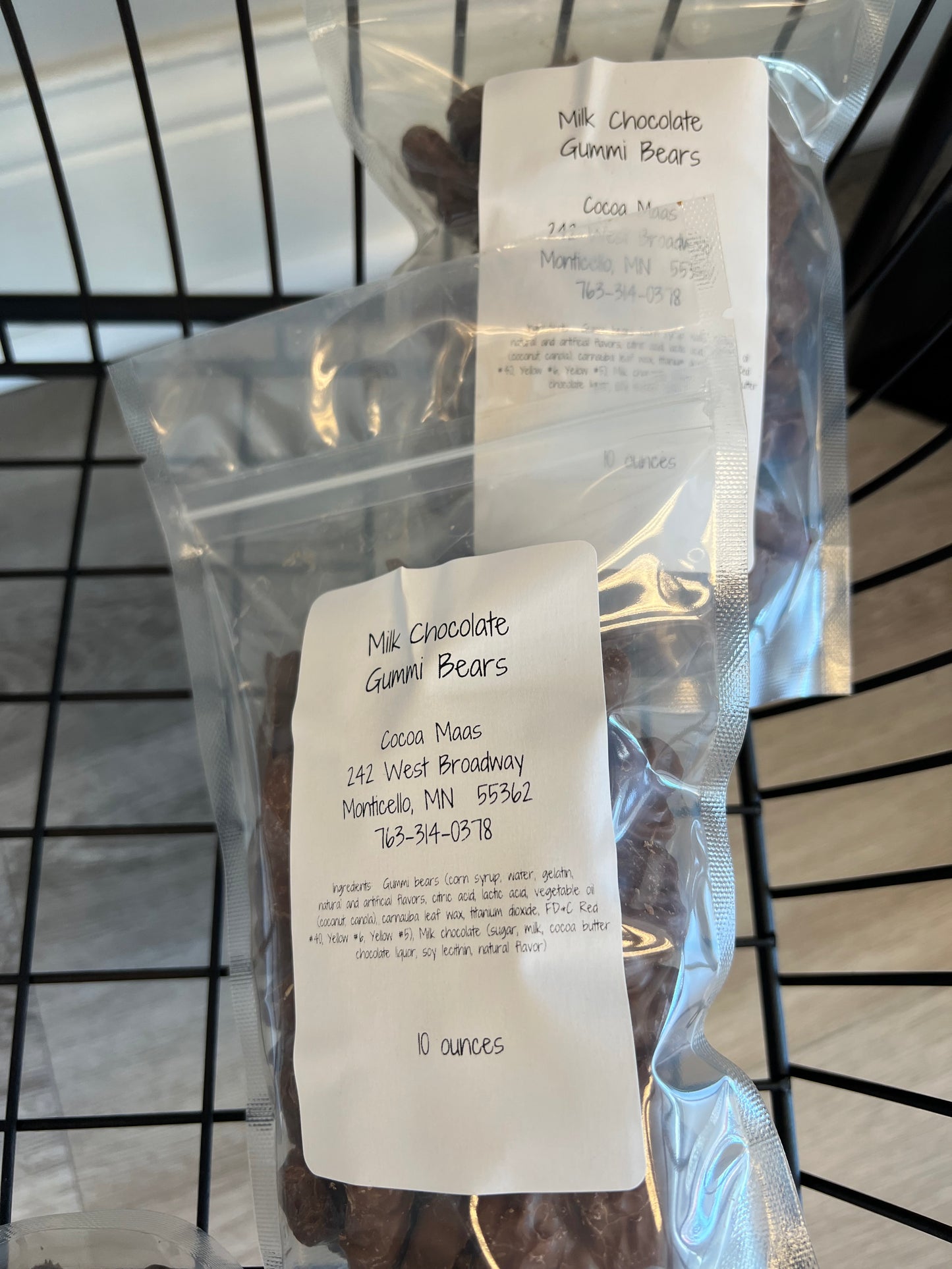 Bagged Chocolate Covered Gummy Bears